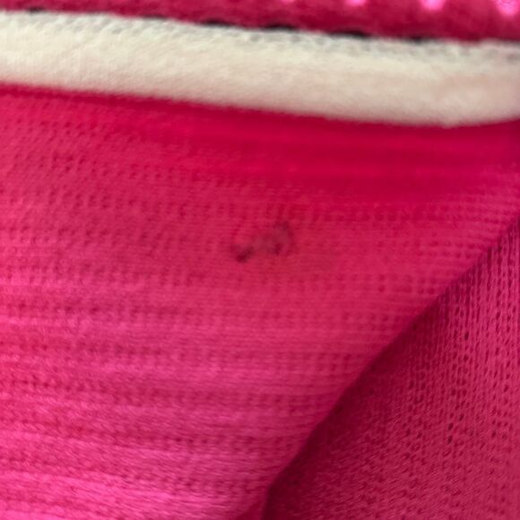 St. John Collection Pink Zip Front Sweater Knit Cardigan with Black Trim Sz 4 - Picture 12 of 16